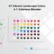 Ohuhu Markers, 48-color Art Marker Set for Architectural Design - Landscape Double Tipped Alcohol Markers - Chisel & Fine Alcohol-based Drawing Marker for Artists Students' Art Class Adults Coloring